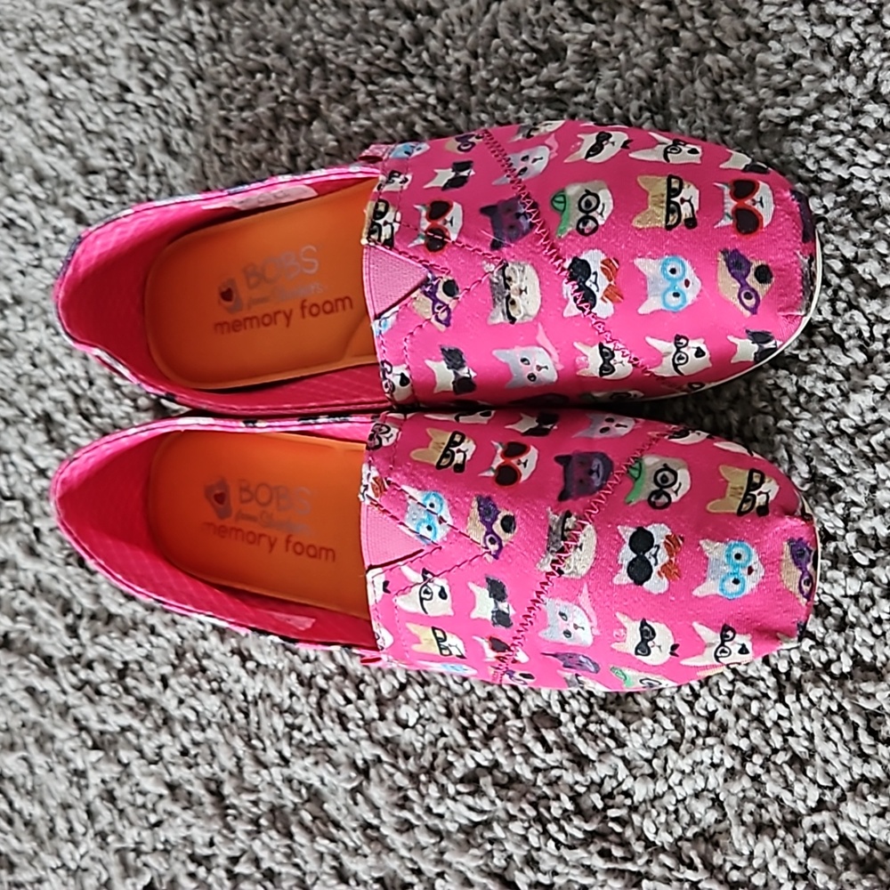 Bobs for Dogs pink memory foam slip on-7.5 - Picture 4 of 11